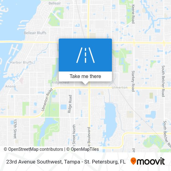 23rd Avenue Southwest map