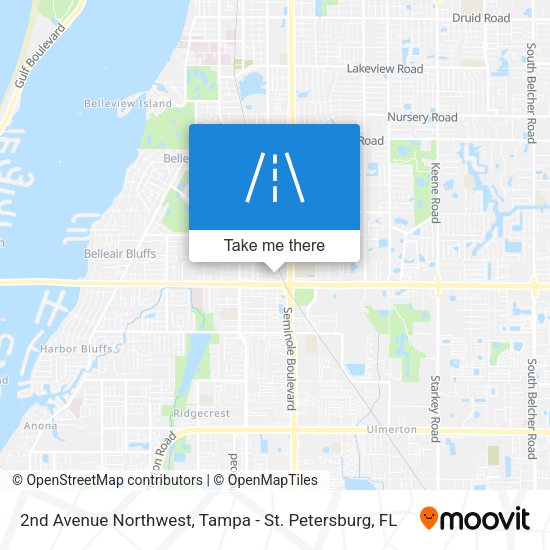 Mapa de 2nd Avenue Northwest