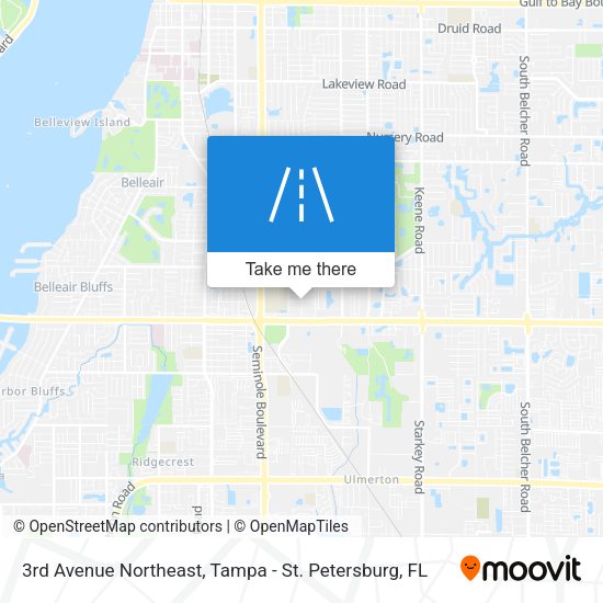 3rd Avenue Northeast map