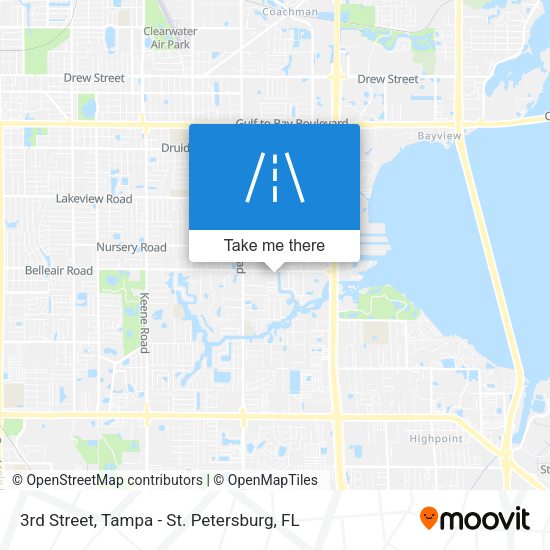 3rd Street map