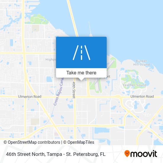 46th Street North map