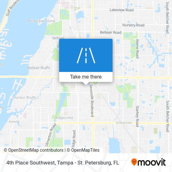 Mapa de 4th Place Southwest