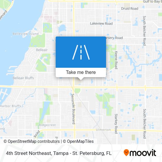 4th Street Northeast map