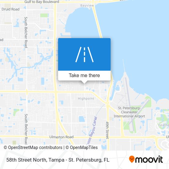 58th Street North map