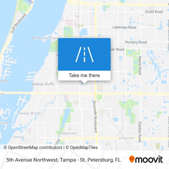 5th Avenue Northwest map
