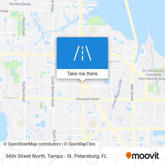 Mapa de 66th Street North