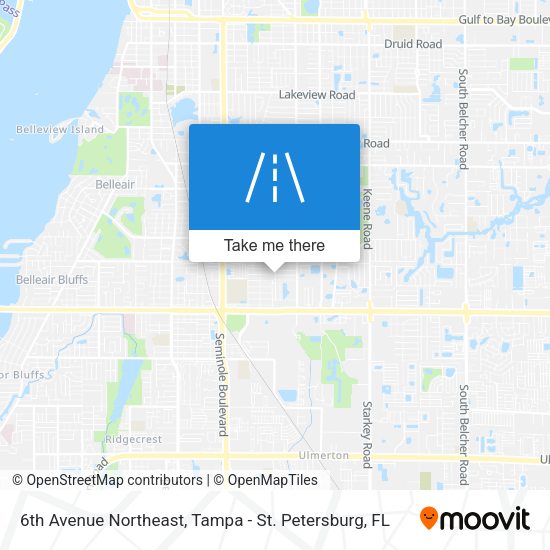 6th Avenue Northeast map