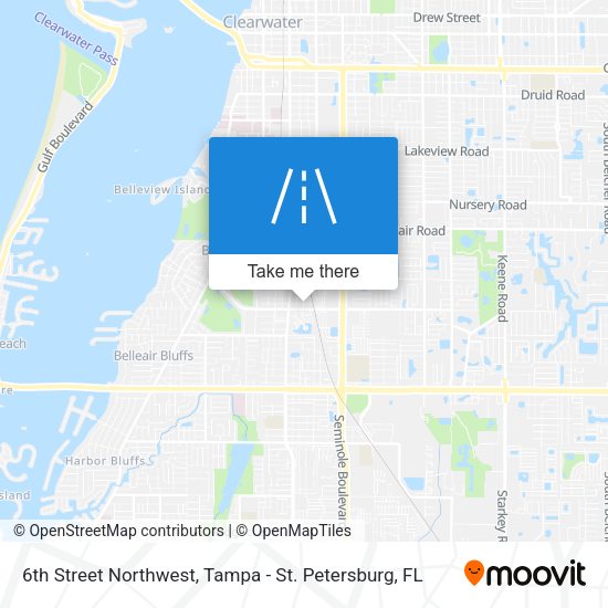 Mapa de 6th Street Northwest