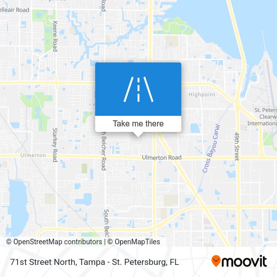 71st Street North map