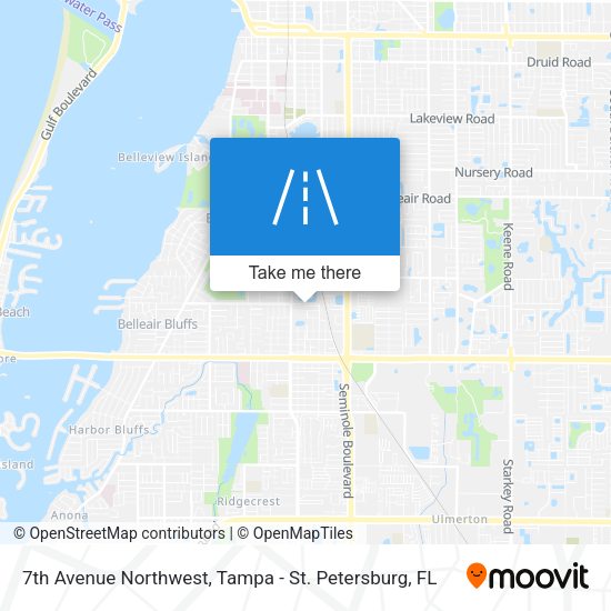 7th Avenue Northwest map