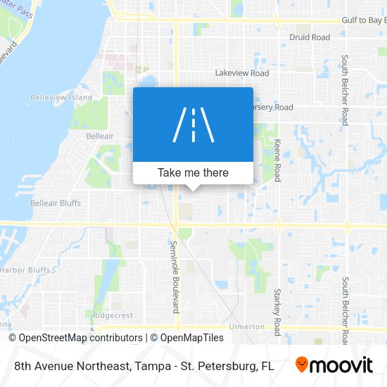 Mapa de 8th Avenue Northeast