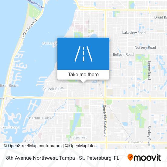Mapa de 8th Avenue Northwest