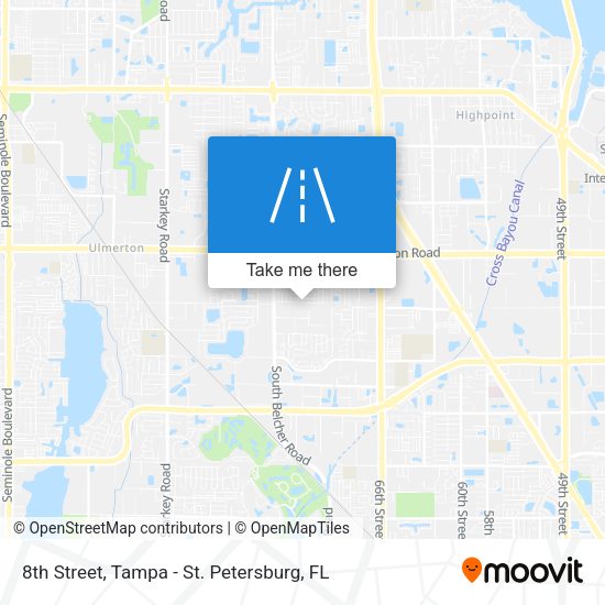 8th Street map