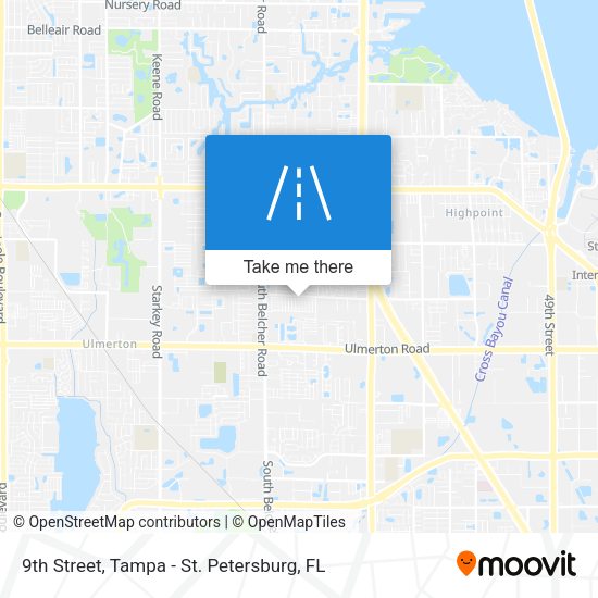 Mapa de 9th Street