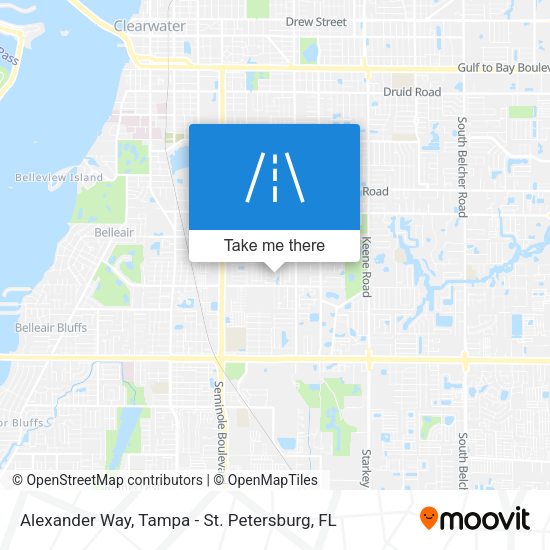 Alexander Way map