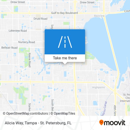 Alicia Way map