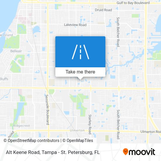 Alt Keene Road map