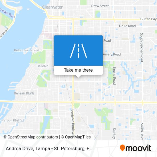 Mapa de Andrea Drive