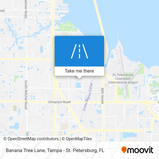 Banana Tree Lane map