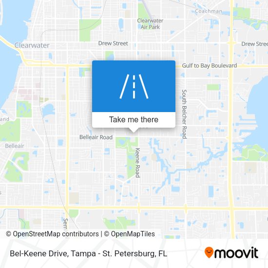 Mapa de Bel-Keene Drive