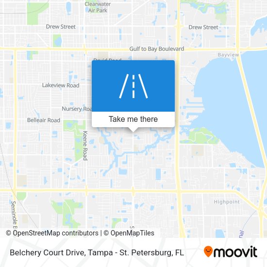 Belchery Court Drive map