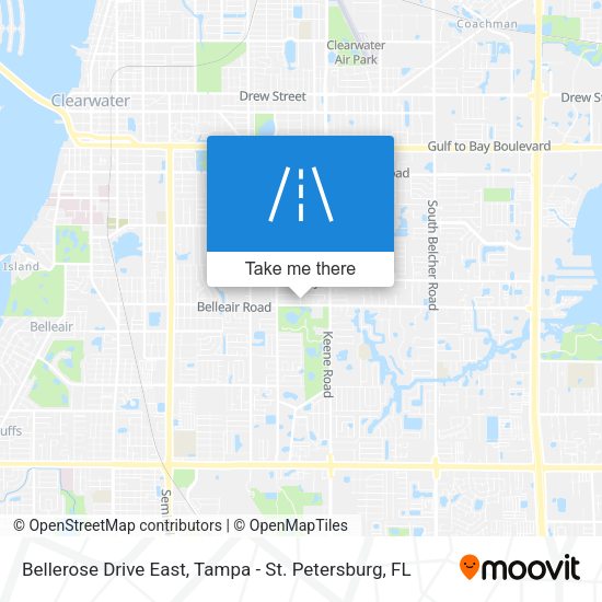 Mapa de Bellerose Drive East