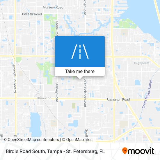 Mapa de Birdie Road South