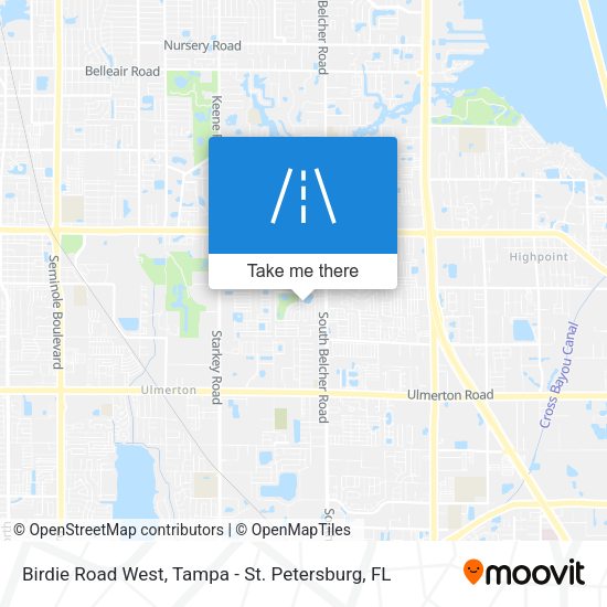 Birdie Road West map