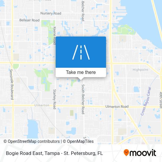 Bogie Road East map