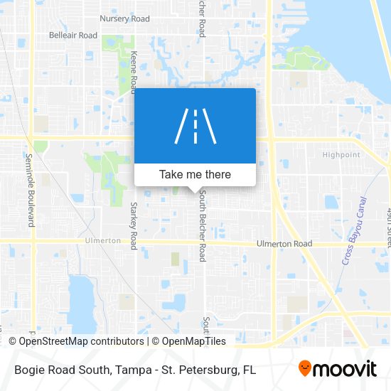 Bogie Road South map
