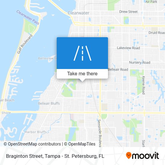 Braginton Street map