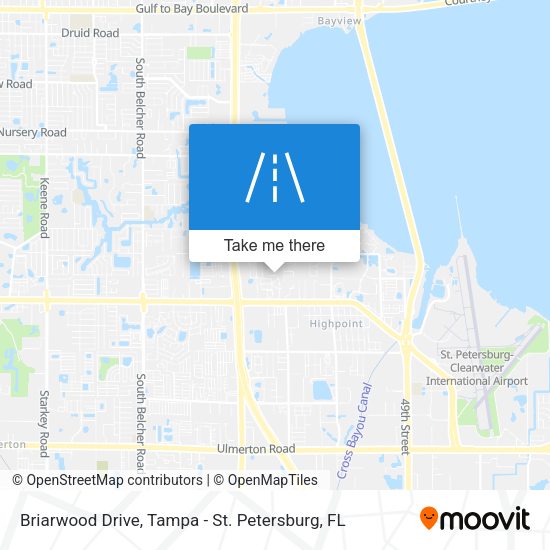 Mapa de Briarwood Drive