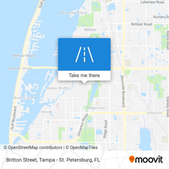 Mapa de Britton Street