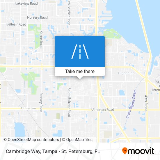 Cambridge Way map