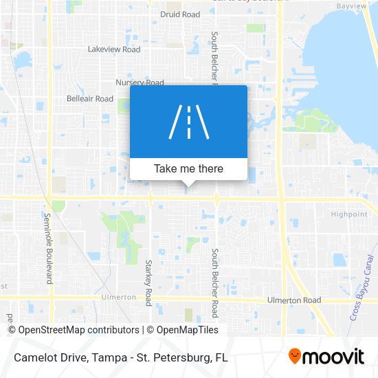 Camelot Drive map