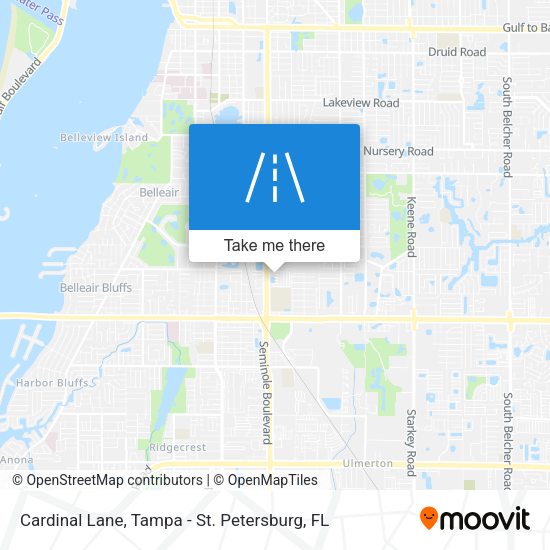 Cardinal Lane map