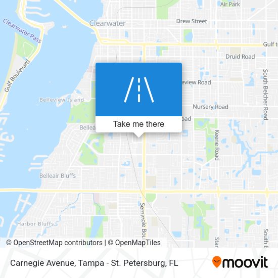 Mapa de Carnegie Avenue