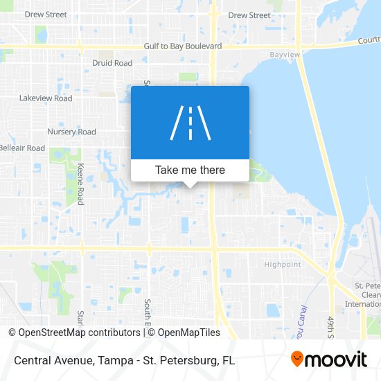 Central Avenue map
