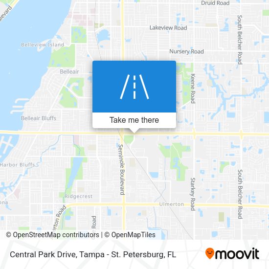Central Park Drive map