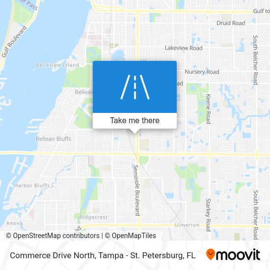 Mapa de Commerce Drive North