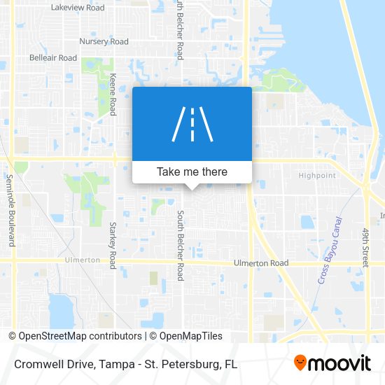 Cromwell Drive map