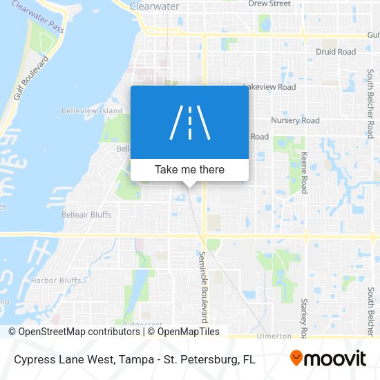 Mapa de Cypress Lane West