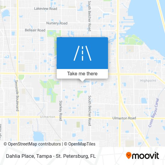 Dahlia Place map
