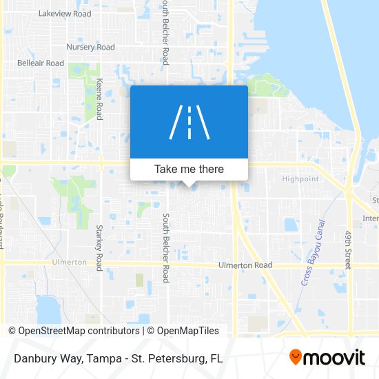 Danbury Way map