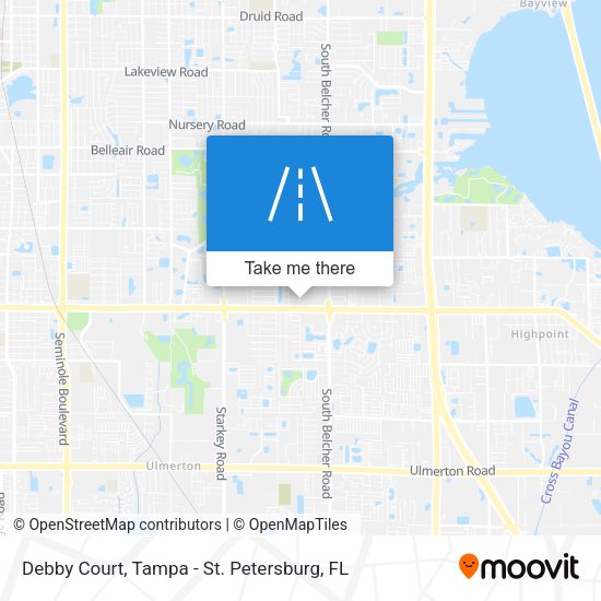 Debby Court map