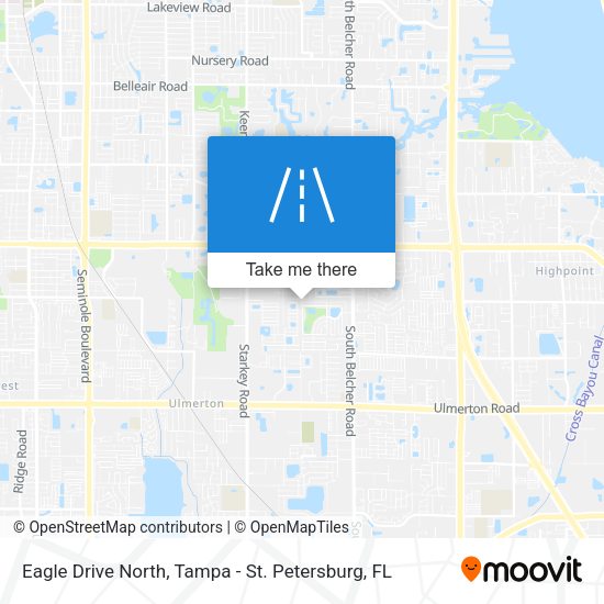 Eagle Drive North map