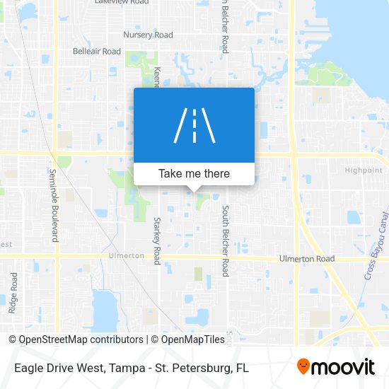 Eagle Drive West map