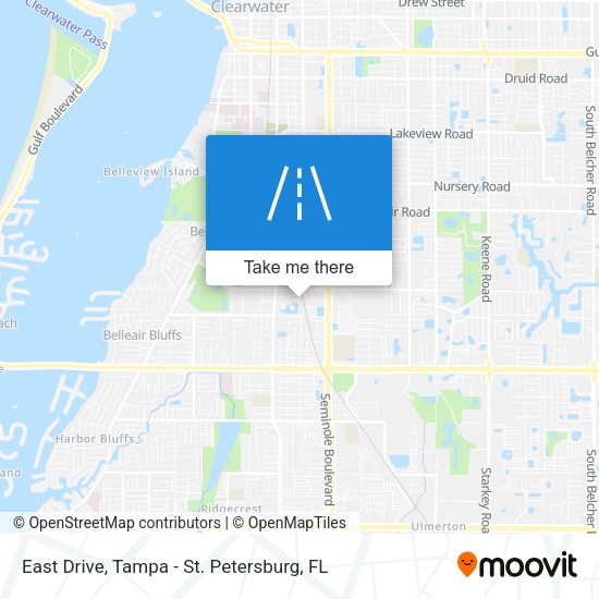 East Drive map