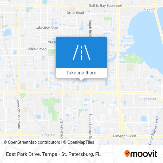 East Park Drive map