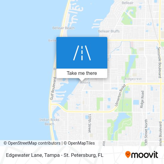 Edgewater Lane map